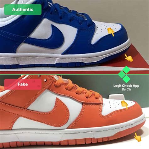 how to tell if nike dunks are fake